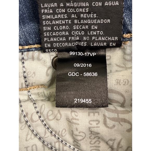 Harley Davidson Low rise skinny women’s blue jeans, size 12P - Picture 5 of 16